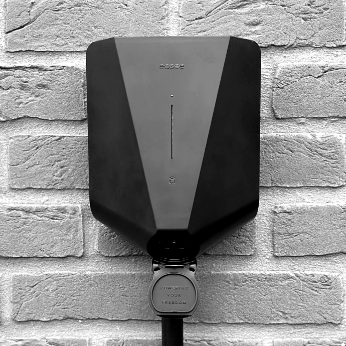 Installation d'une borne de recharge Easee par Signlight en Wallonie