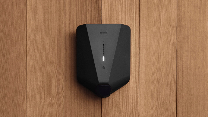 Installation d'une borne de recharge Easee par Signlight à Huy