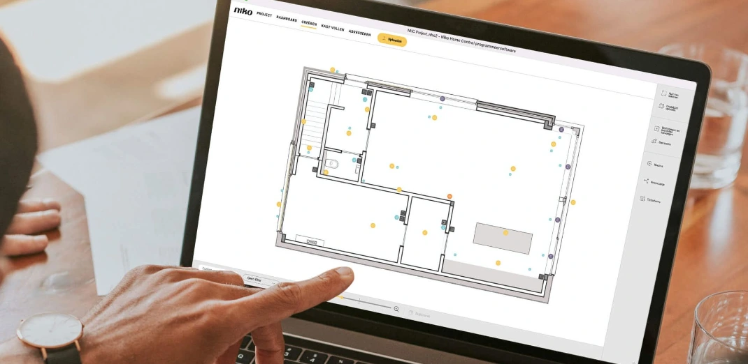Etude d'un projet Niko Home Control avec Signlight à Huy