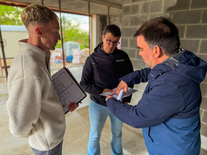 Préparation d'un chantier de Coaching DIY électrique avec Signlight à Huy