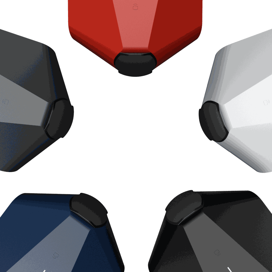 Couleurs disponibles en option Borne de recharge Easee disponible en 5 couleurs